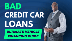 Houston Mcmiller, business credit expert, explaining bad credit car loans in a professional suit