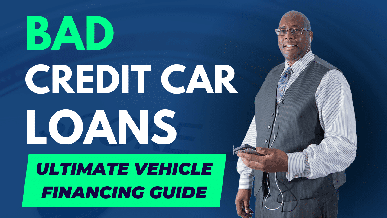 Houston Mcmiller, business credit expert, explaining bad credit car loans in a professional suit