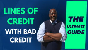 Houston Mcmiller, business credit expert, in a professional suit, discussing securing a line of credit with bad credit in his ultimate guide.