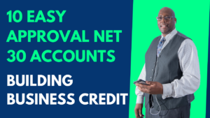 Houston Mcmiller, business credit specialist, presenting 10 Easy Approval Net 30 Accounts for Building Business Credit